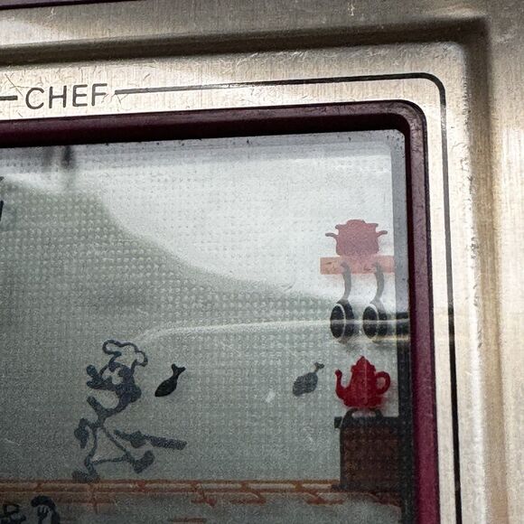 Nintendo Chef Japan Game and Watch Vintage Retro FP-24 Tested Works 1981 Japan - Picture 6 of 8